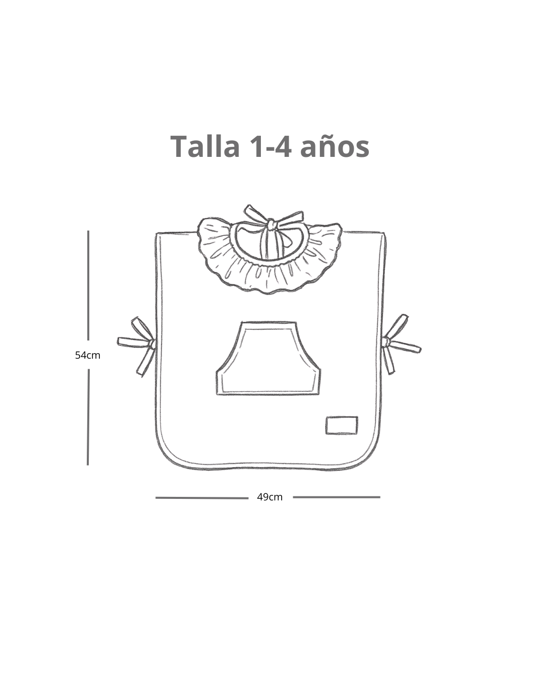 Poncho Toalla Flores Talla 1-4 años