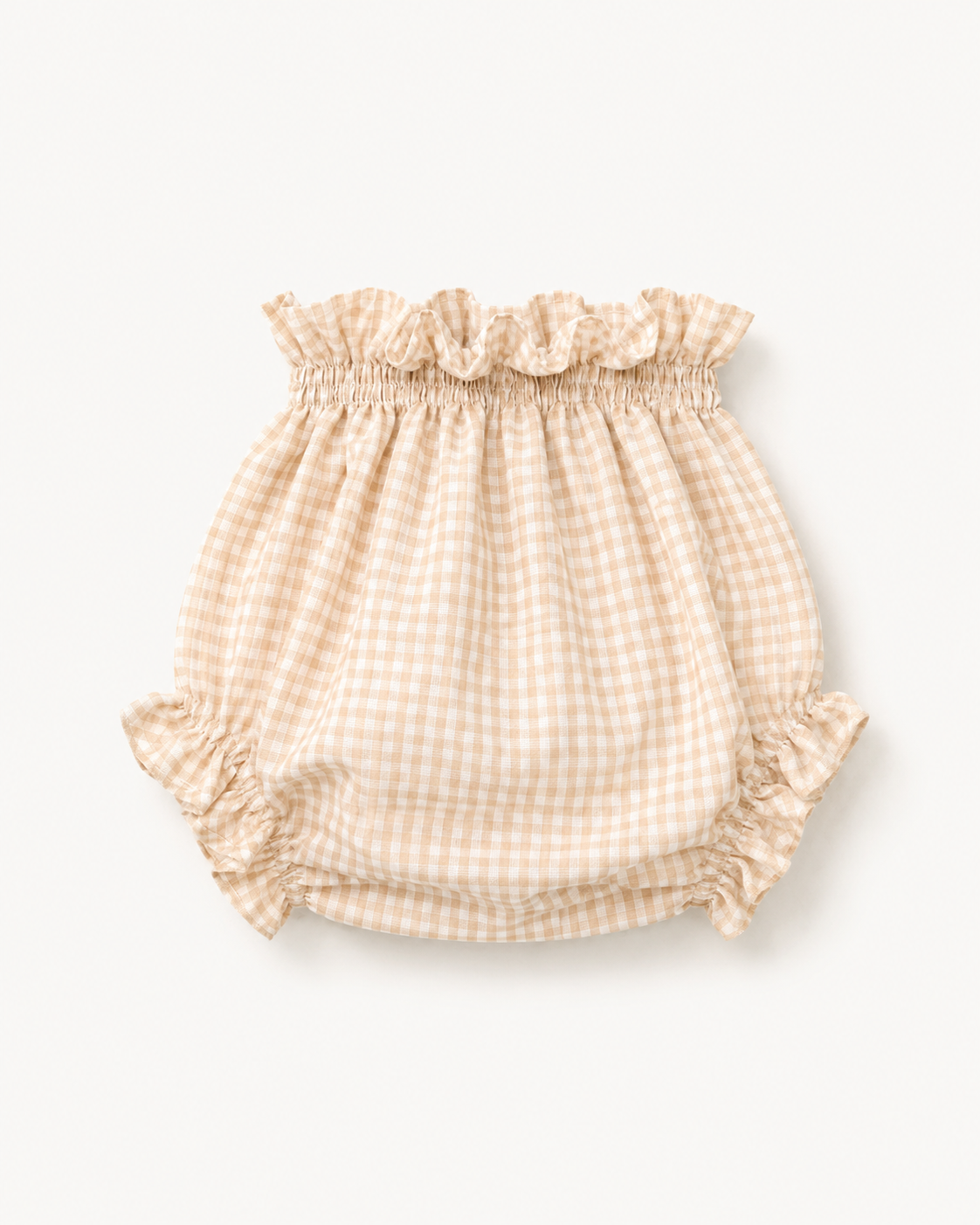 Cubre pañal vichy beige