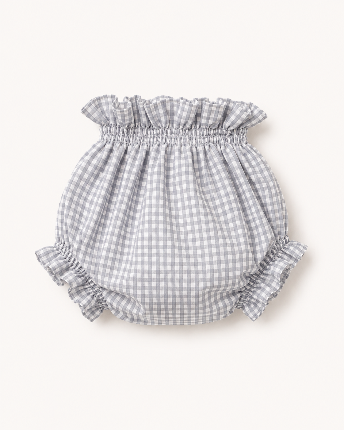 Cubre pañal vichy gris
