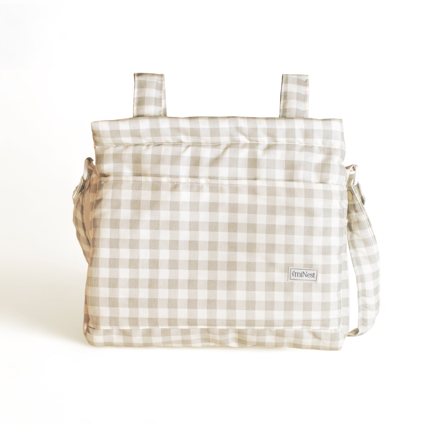 Bolso Clásico Vichy Beige
