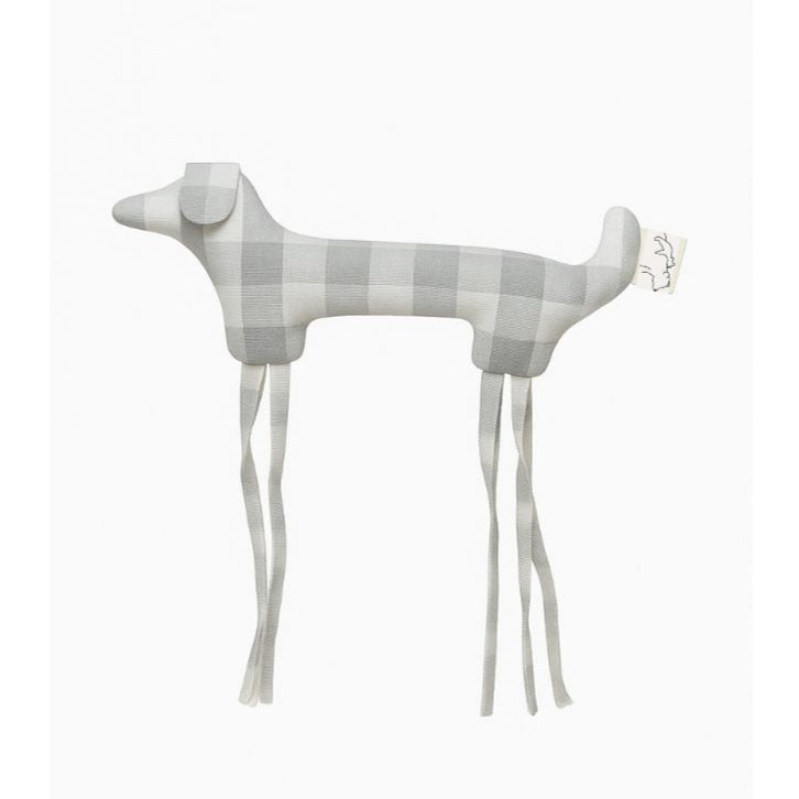 Perrito Anti Portazo Vichy Gris