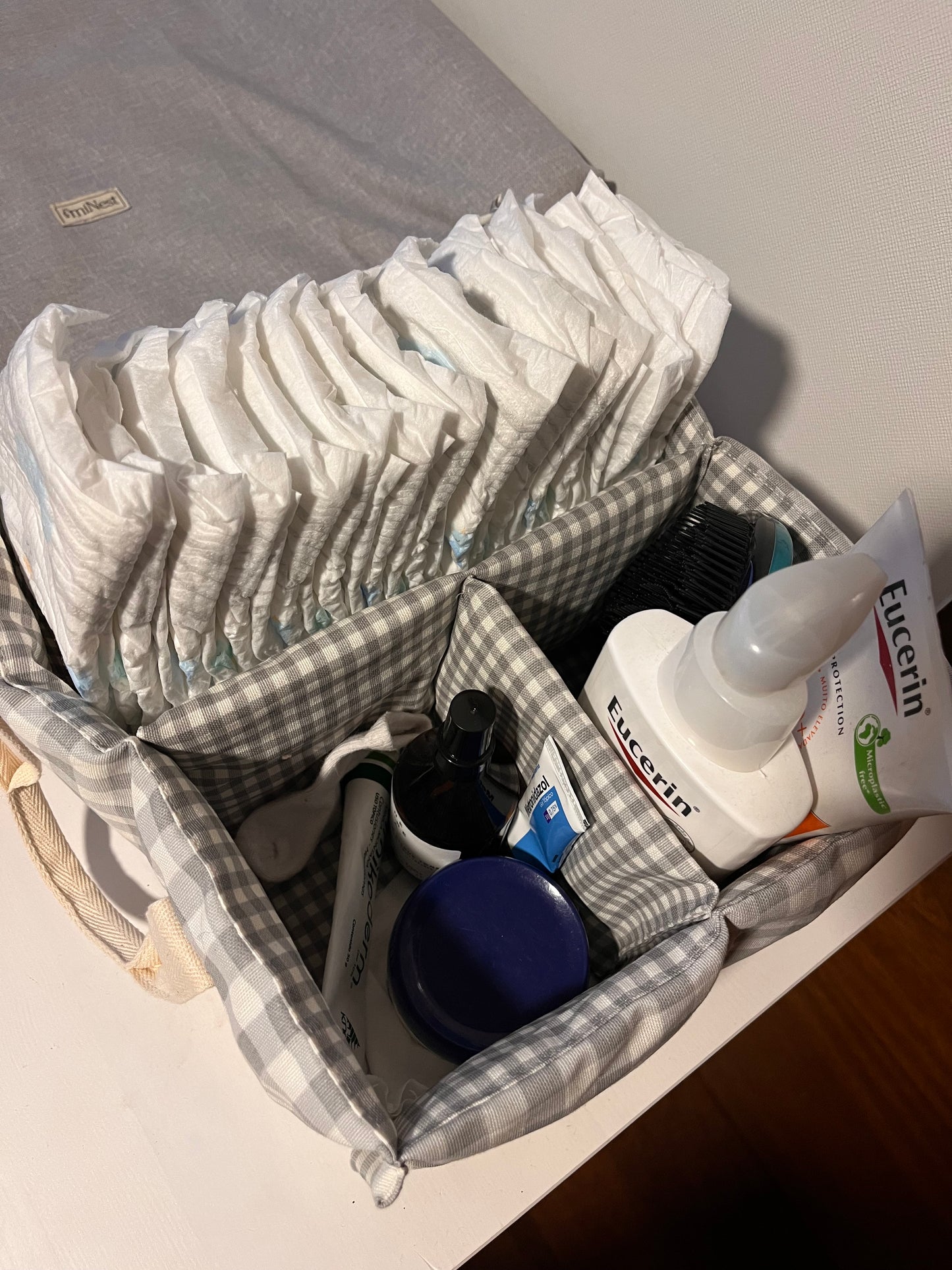 Organizador Mudador Vichy Gris