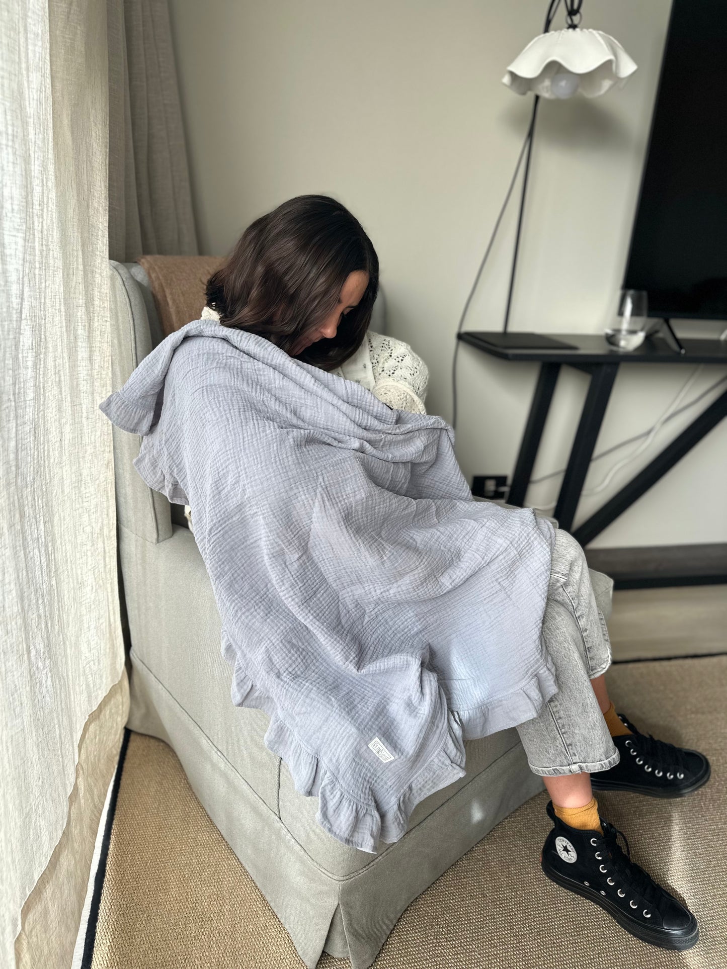 Muselina Volante Blossom rose