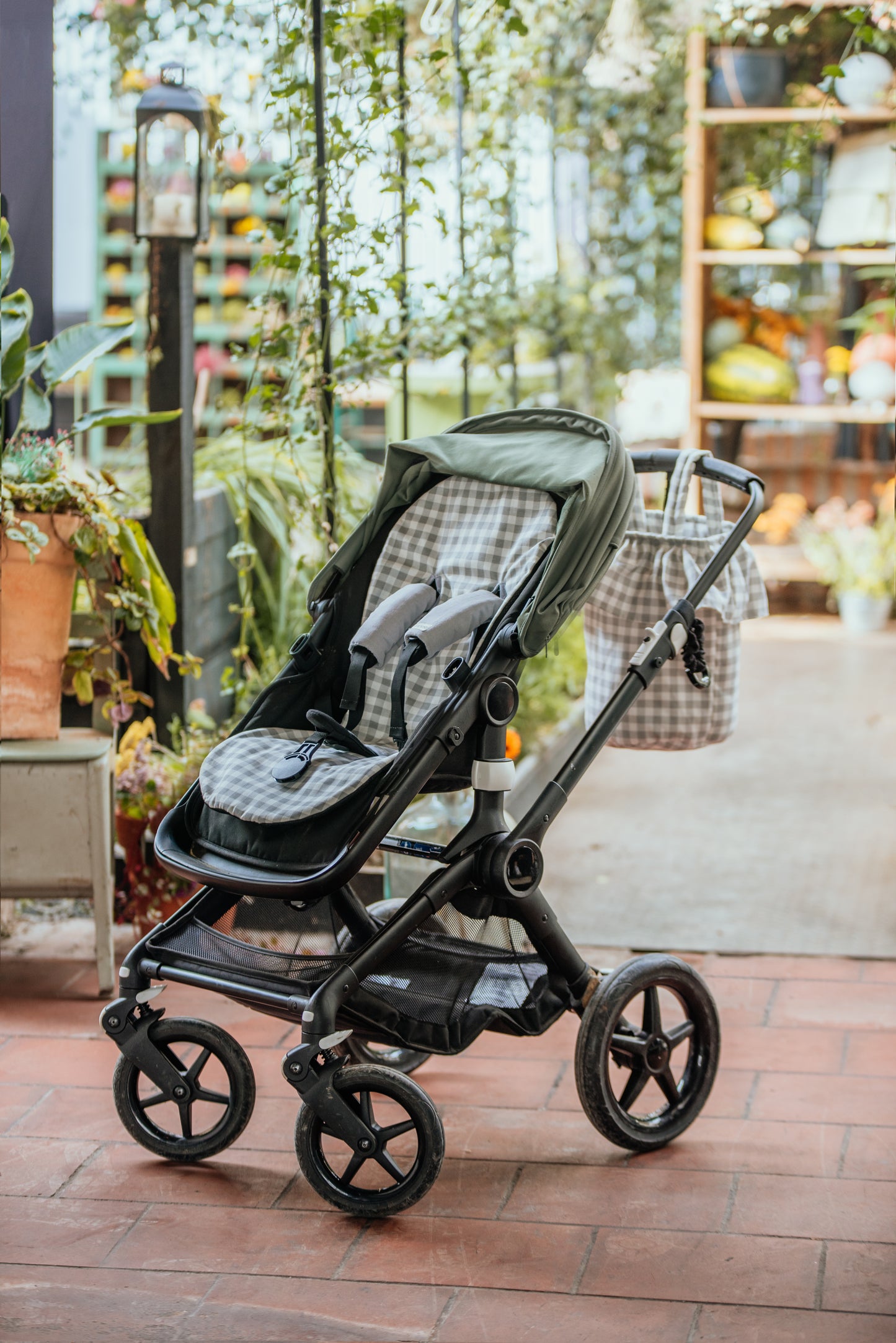 Protector Coche Vichy Gris