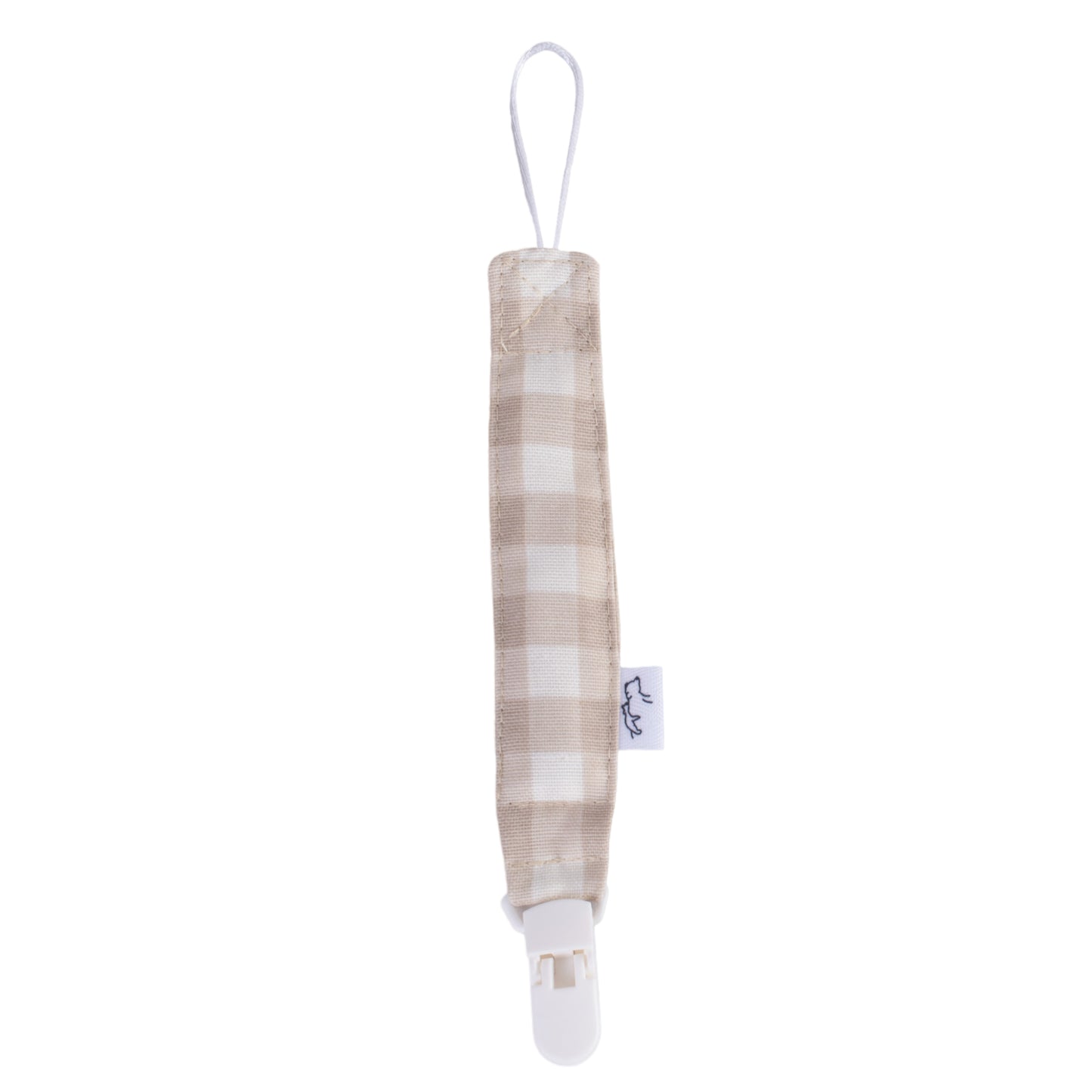 Porta chupete impermeable Vichy Beige