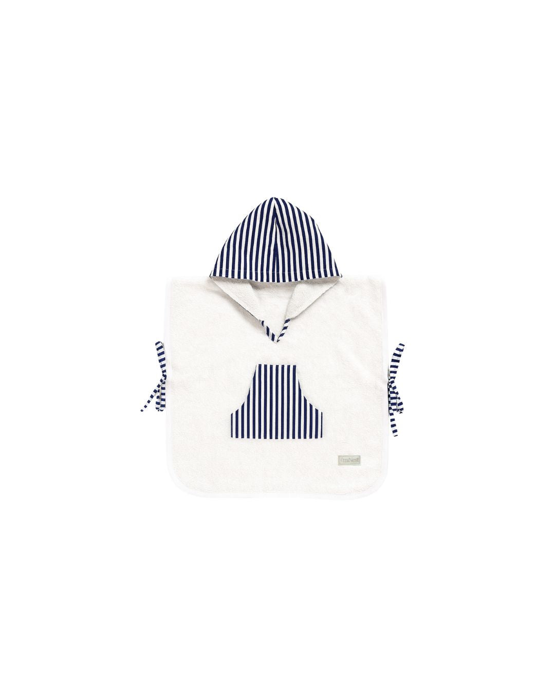 Poncho Toalla Azul Talla 4-8 años