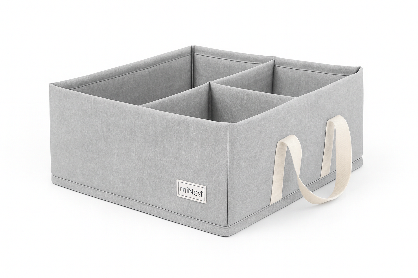 Organizador Mudador Gris Liso