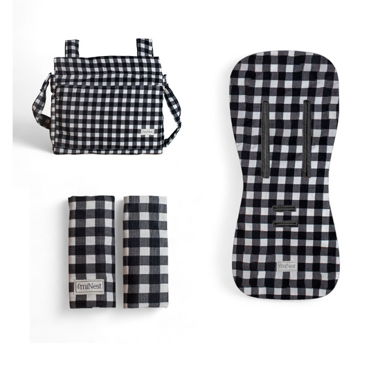 Pack Coche Vichy Negro