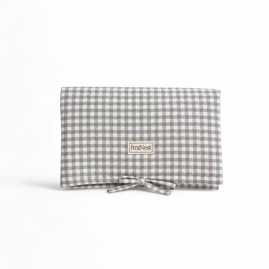 Mudador Portátil Mini Vichy Gris