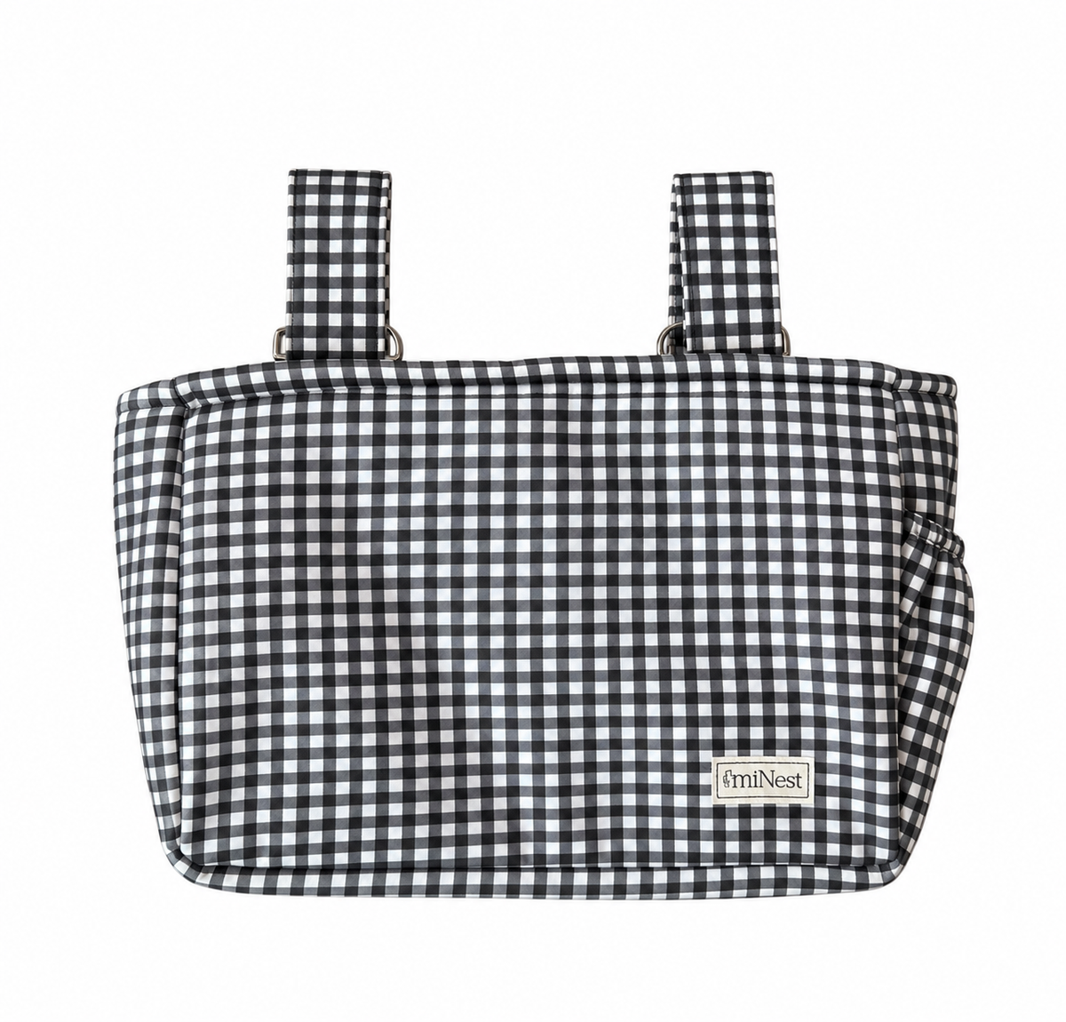 Bolso Organizador Mini Vichy Negro