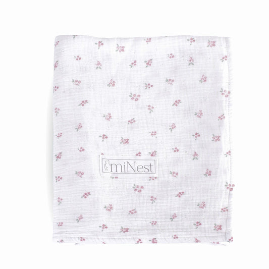 Muselina Doble Blossom rose