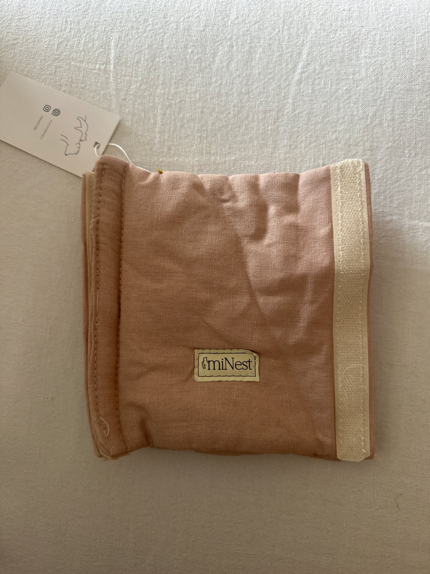 Protector de tirantes lino rosado Garage