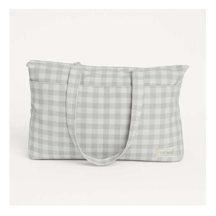 Bolso Maletín Vichy Gris