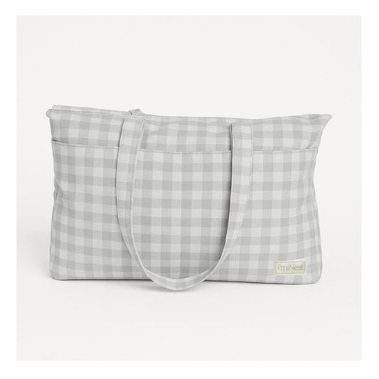 Bolso Maletín Vichy Gris
