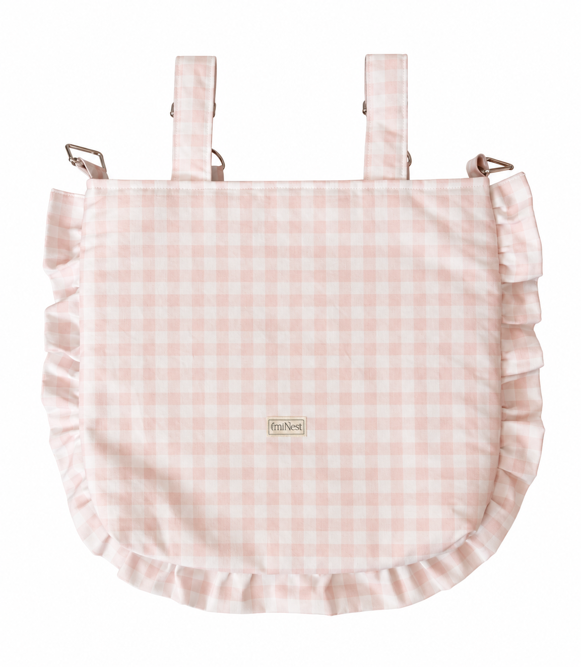 Bolso Volante Vichy Rosado