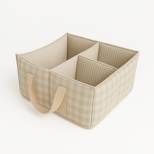 Organizador Mudador Vichy Beige
