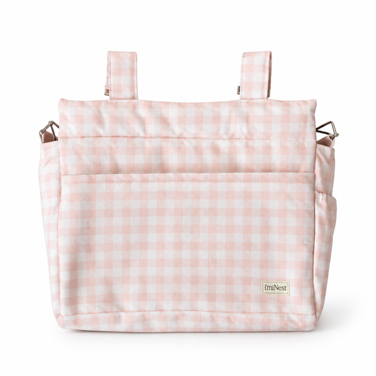 Bolso Clásico Vichy Rosado