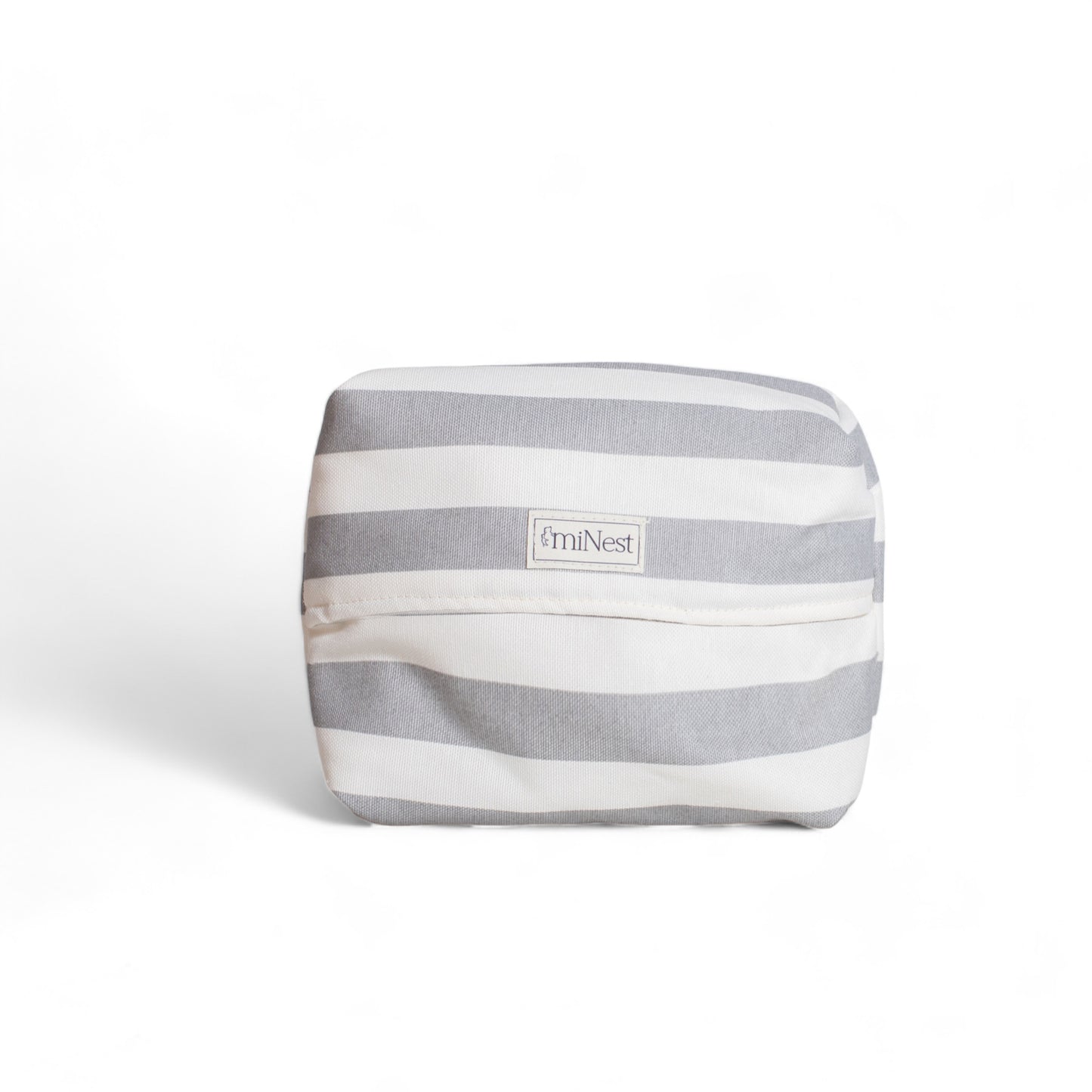 Funda Toallitas Húmedas Rayas Gris