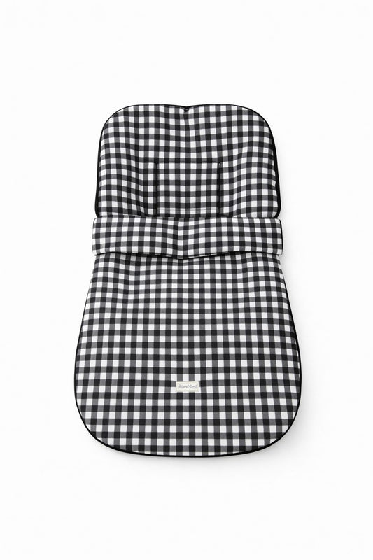 Saco de invierno para silla vichy negro
